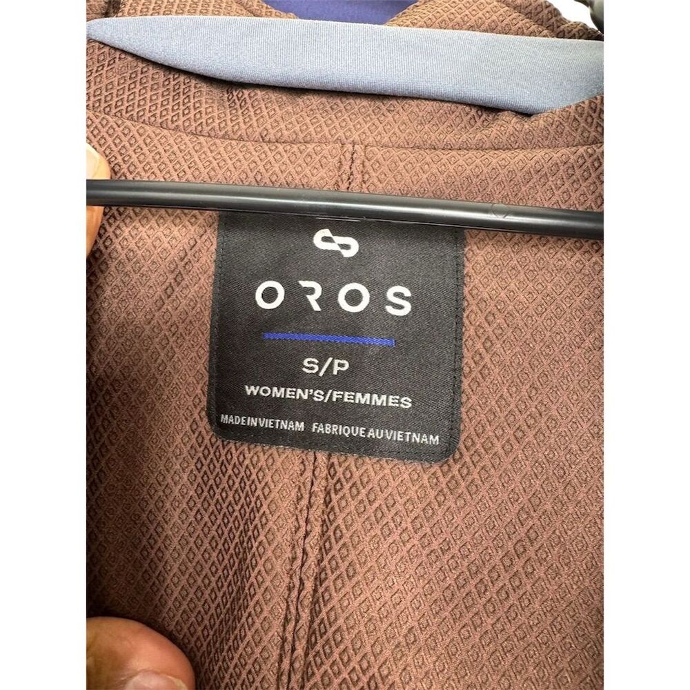 Oros Women's Puffer Ski Jacket Blue Hooded Insulated Size S Winter Cobalt Blue - Picture 5 of 9